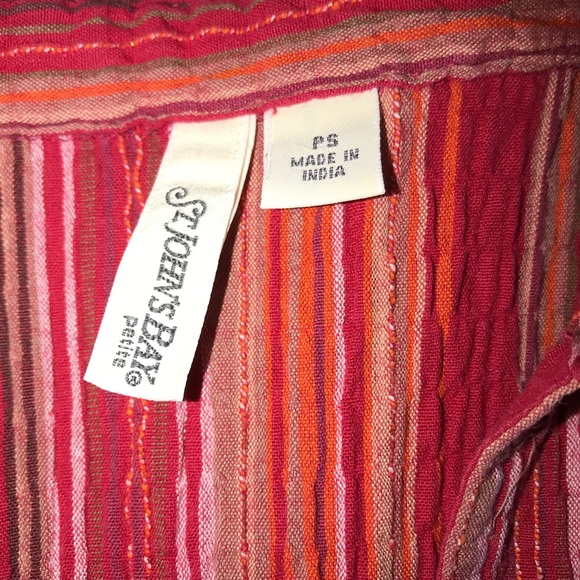 St Johns Bay Sleeveless Top Petite Small - Picture 5 of 5